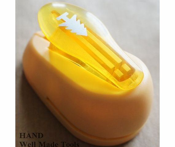 Well Made Tools NO.CD-99S HAND Large Craft Paper Punch- Christmas tree Shape