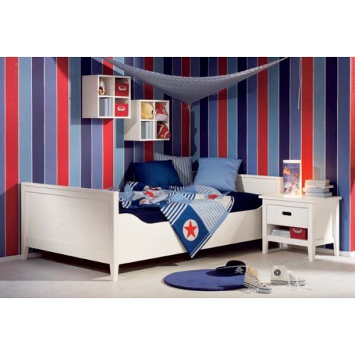 Welle Mobel Cello Bed With Bedside Table And 2