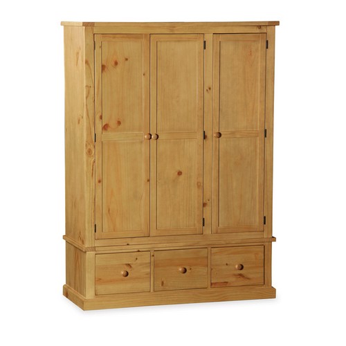 Wellington Pine Triple Wardrobe 590.043