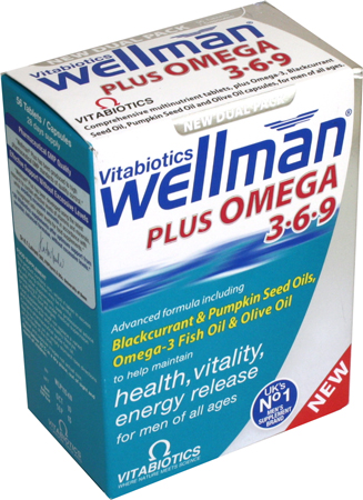 Wellman Plus Omega 3-6-9 Dual Pack