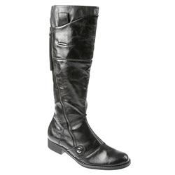 Wendal Female Wen255541-23 Textile Lining Comfort Boots in Black