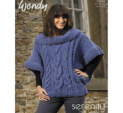 Wendy SerenitySuper Chunky Knitting Leaflet, 5644