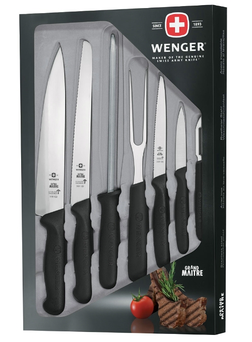 Wenger Grand Maitre 7 piece Starter Knife Set