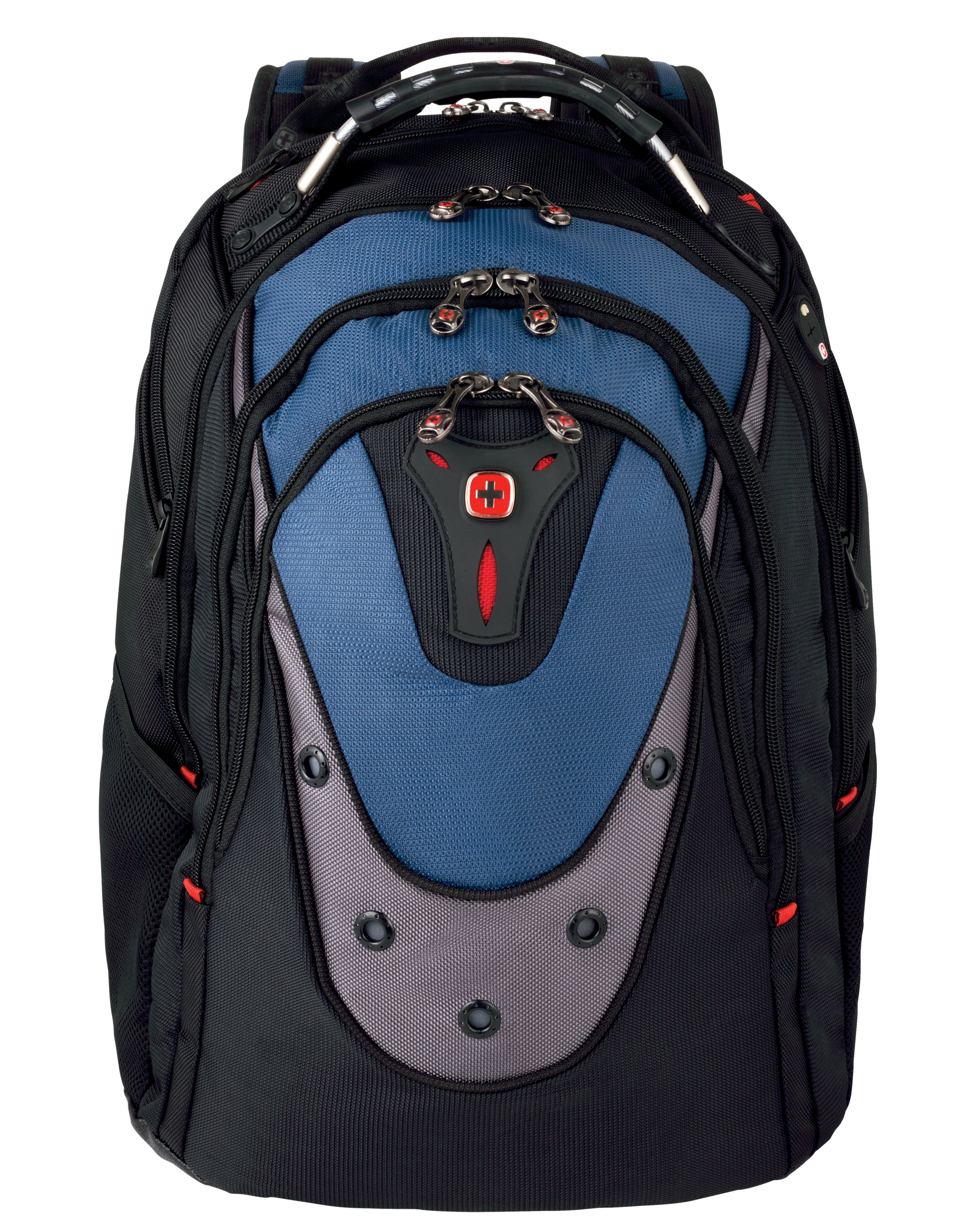 Wenger Swissgear Ibex 17 Backpack - Black/Blue