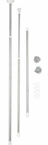 Wenko 6200030100 Telescope Garment Organizer, 3-Piece