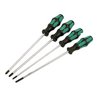 WERA Long Slip-Stop Screwdriver Set 4Pc