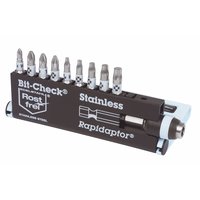 WERA Stainless Steel Assorted Bit-Check Set 10Pc