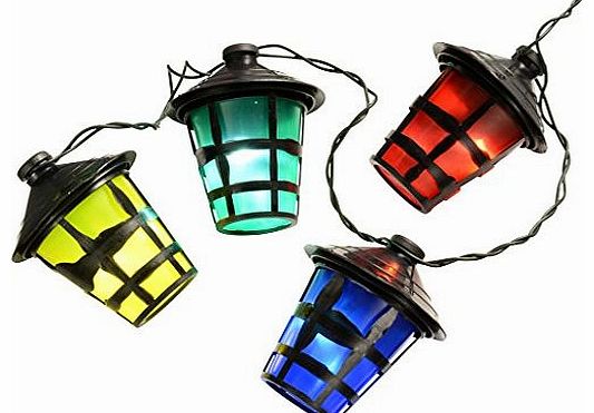 40-Piece Indoor/ outdoor Christmas/ Party/ Barbecue Lights with Lantern Style Shade and 11 m Cable, Multi-Colour