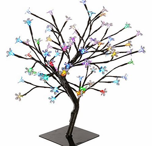 WeRChristmas 45 cm Colour Changing LED Lights Illuminated Cherry Blossom Tree Christmas Decoration