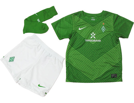 Werder Bremen Nike 2011-12 Werder Bremen Home Nike Little Boys Mini