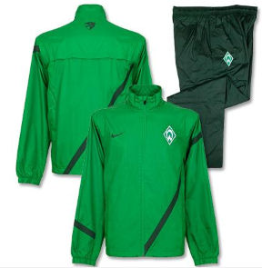 Werder Bremen Nike 2011-12 Werder Bremen Nike Woven Tracksuit (Green)