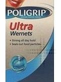 Wernets THREE PACKS of Poligrip Wernets Ultra Denture Fixative Powder