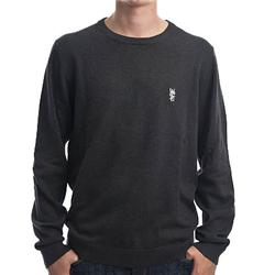 WESC Anwar Knit Sweatshirt - Black Melange