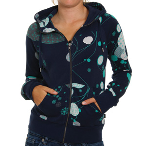 WESC Ladies Snowflowers Zip hoody