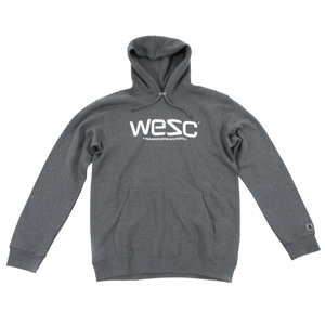 Wesc Mens Mens WeSC Hoody. Dark Grey Melange