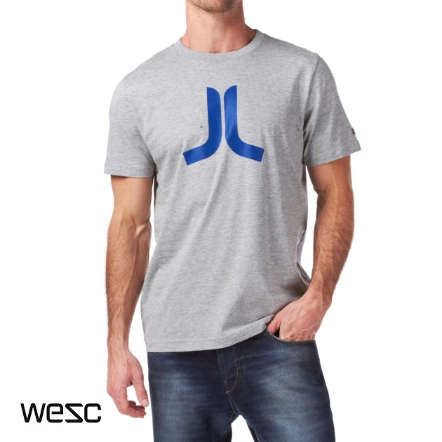 Wesc Mens Wesc Icon T-Shirt - Grey Melange