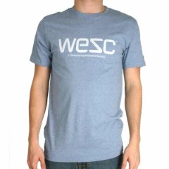 Wesc Mens Wesc Wesc Soft T-shirt Bluefog Melange