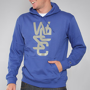 WESC Overlay Hoody - Deep Ultramarine Blue