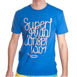 WESC Superlative Mirror T-Shirt - Blue Pacific