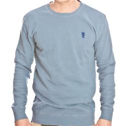 WESC Sylvester Crew Neck Sweatshirt - Blue Graphit