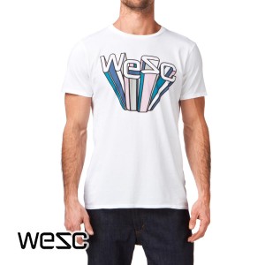 Wesc T-Shirts - Wesc Crazy Shade T-Shirt - White