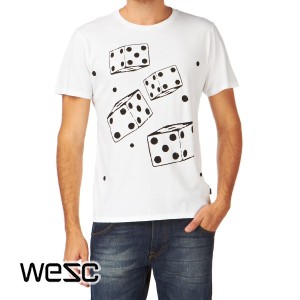 Wesc T-Shirts - Wesc Dice T-Shirt - White