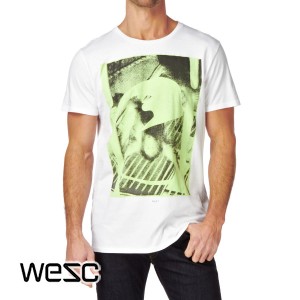 Wesc T-Shirts - Wesc E Photoprint T-Shirt - White