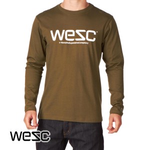 Wesc T-Shirts - Wesc Logo Long Sleeve T-Shirt -