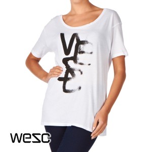 Wesc T-Shirts - Wesc Overlay Light T-Shirt - White