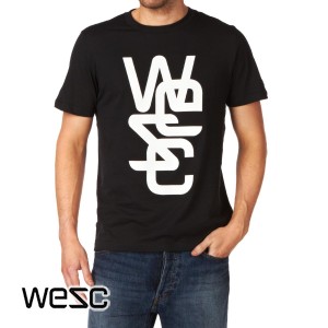 Wesc T-Shirts - Wesc Overlay T-Shirt - Black