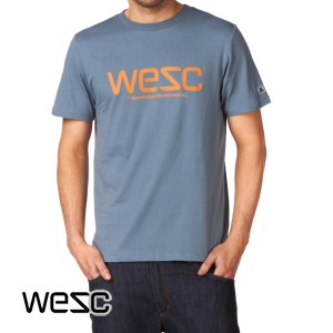 Wesc T-Shirts - Wesc Wesc T-Shirt - Blue Graphite