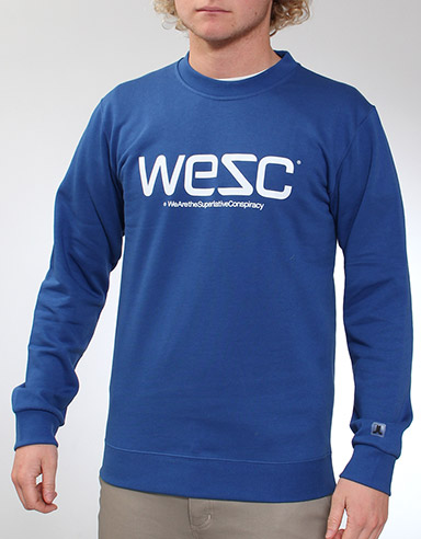 WESC  Crew neck sweatshirt - True Blue
