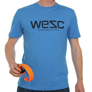 WESC  Tee shirt - Brilliant Blue
