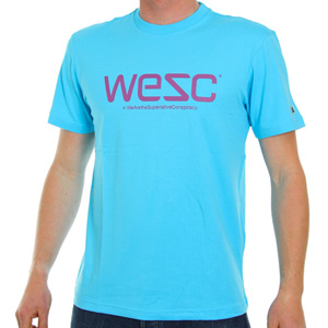 WESC  Tee shirt - Pool Blue