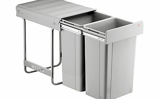 Wesco Built In Big Bio-Double Bin, 64L