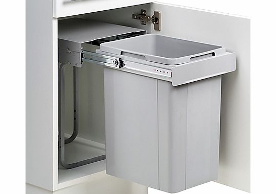 Wesco Built In Bio Single Waste Bin, 32L