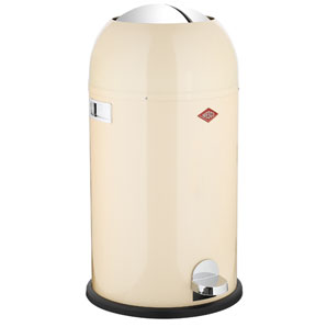 Wesco Kickmaster Bin- Almond- 33L