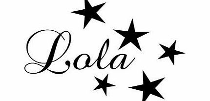  Personalised girls name bedroom Wall Art Vinyl decal Sticker