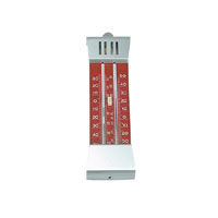 West Alum Press Button Max Min Thermometer
