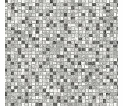 Black & White Mosaic Tile Vinyl Flooring 3mx2m Kitchen Vinyl Floors
