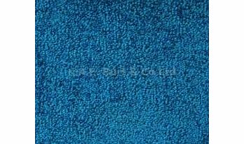 West Derby Carpets LUXURY Kingfisher Blue bathroom Carpet - washable waterproof carpet 2 metres wide choose your own le