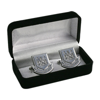 West Ham United Chrome Cufflinks.