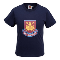 Ham United Core T-Shirt - Navy - Kids.
