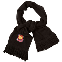 Ham United Crest Scarf - Black.