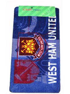 West Ham United FC Floor Rug