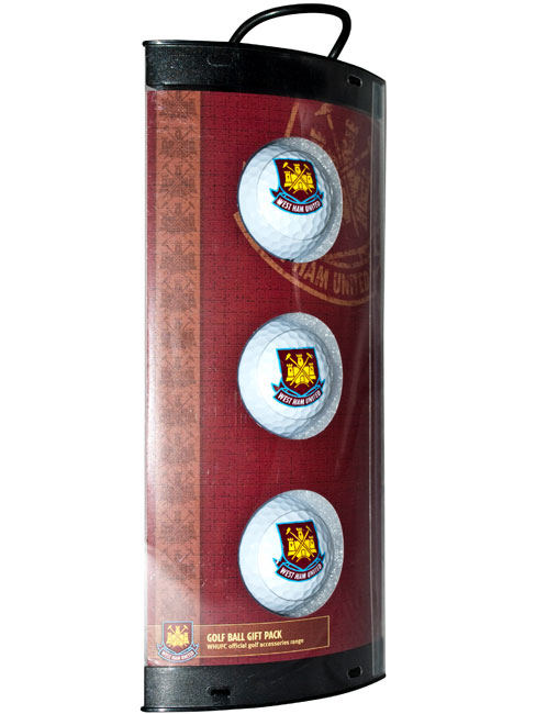 West Ham United FC Golf Ball Gift Pack (pack of 3)