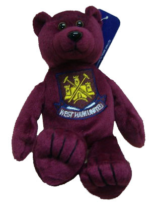 West Ham United FC Soft Touch Beanie Bear