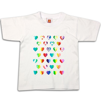 Ham United Foil Hearts T-Shirt - White -