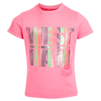 Ham United Glitter Print T-Shirt - Pink -