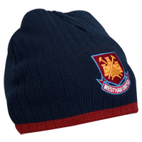 West Ham United Knitted Hat - Navy.
